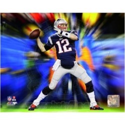 Tom Brady Motion Blast Sports Photo (10 x 8)
