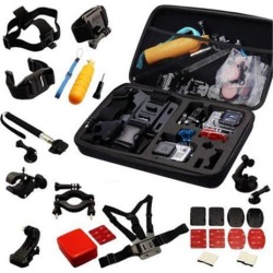 Navitech 30-in-1 Action Camera Accessories Combo Kit with EVA Case Compatible with The Xiaomi Mijia Xiaomi Yi 2 4K Xiaomi Yi Action Cam