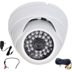 VideoSecu Outdoor Indoor Weatherproof 600TVL High Resolution Security Camera IR Day Night Built-in 1/3' Sony Effio CCD 3.6mm Wide Angle View Vandal