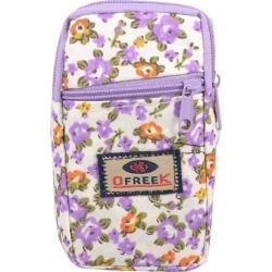 Unique Bargains Lavender Zipper Closure 2-compartment Mobile Phone Wrist Bag Pouch