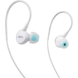 Edifier P281 Waterproof Headphones - Sports In-Ear Earphones IP57 Rated with Memory Around-the-ear Wire for Running, Workout, Exercise - White