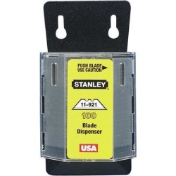 Stanley Hand Tools 11-921A 100 Pack Utility Knife Blades & Dispenser