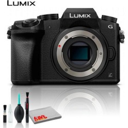 Panasonic Lumix DMC-G7 Mirrorless Micro Four Thirds Digital Camera (Black) - Starter Bundle