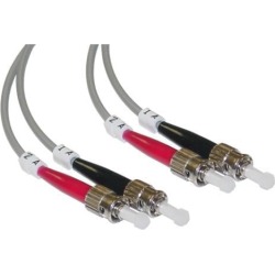 Cable Wholesale Fiber Optic Cable, ST / ST, Multimode, Duplex, 50 / 125, 10 meter (33 foot)
