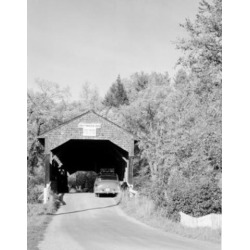 Posterazzi SAL255424054 USA New Hampshire Swiftwater Covered Bridge Poster Print - 18 x 24 in.