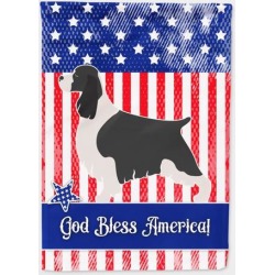 English Springer Spaniel American Flag Canvas House Size BB8354CHF