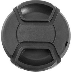 Unique Bargains Black Plastic 52mm Front Lens Cap Protector for Camera