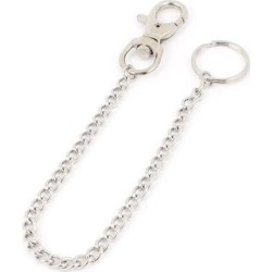 Metal Trigger Hook Key Chain Snap Keychain Keyring Holder Silver Tone