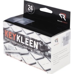 Read Right RR1243 KeyKleen Keyboard Cleaner Swabs, 24Box