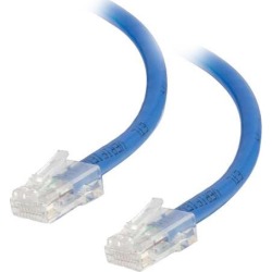 C2G 24399 Cat5e Cable - Non-Booted Unshielded Ethernet Network Patch Cable, Blue (75 Feet, 22.86 Meters)