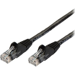 StarTech.com N6PATCH30BK Cat6 Patch Cable - 30 ft - Black Ethernet Cable - Snagless RJ45 Cable - Ethernet Cord - Cat 6 Cable - 30ft