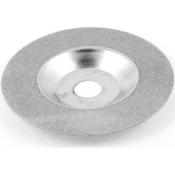 Unique Bargains 4' Diameter Resin Bond Diamond Cup Grinding Wheel Grinder Silver Tone
