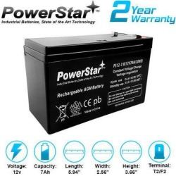 Battery 12V 7Ah UPS Battery Replacement for APC Back-UPS ES BE550G