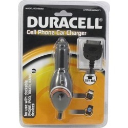 Duracell Black Universal Apple Iphone (30 Pin) Car Charger (2.1a) - Du5212
