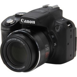 Canon PowerShot SX50 HS Black Approx. 12.1 MP 24mm Wide Angle Digital Camera HDTV Output