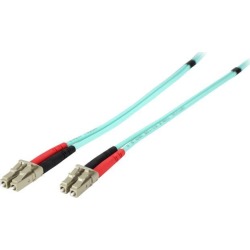 StarTech.com A50FBLCLC5 16.4 ft. Fiber Optic Cable - 10 Gb Aqua - Multimode Duplex 50/125 - LSZH - LC/LC