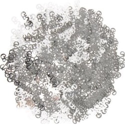 GRAD Scatter Table Confetti Graduation Party Decoration Silver