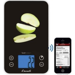 Escali SmartConnect Kitchen Scale, Black