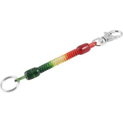 Lobster Hook Red Yellow Green Spring Coil Design Keychain Key Chain Strap Rope