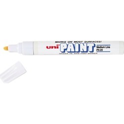 Sanford 63613 uni-Paint Marker, Medium Point, White