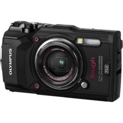 Olympus Tough TG-5, 12 Megapixel, Waterproof, Wide Angle, Compact Camera, Black (V104190BU000)