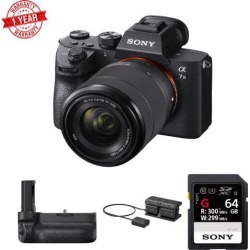 Sony Alpha a7 III Mirrorless Digital Camera with 28-70mm Lens and Vertical Grip
