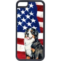 USA American Flag with Bernese Mountain Dog Cell Phone Cover IPHONE 5C