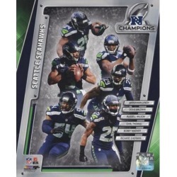 Posterazzi PFSAARQ20201 Seattle Seahawks 2014 Nfc Champions Team Composite Sports Photo - 8 x 10 in.