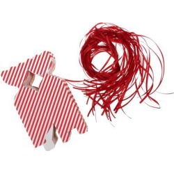 Wedding Party Baby Shower Box Sweet Candy Gift Boxes Party Favors Red streak