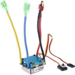1pc 320A Brushed ESC Electric 2 Mode Brake 5V for Boat Accessories T-Head