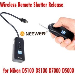 Neewer Digital DSLR Camera 16CH Wireless Shutter Release Remote Control for Nikon D5100, D3100, D7000, D5000, D90