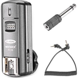 Neewer FC-16 Multi-Channel 3-IN-1 Wireless Hot Shoe Flash Receiver for Canon