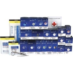 First Aid Kit, Refill, Paperboard Case, Emergency, 50 Person FIRST AID ONLY 90613
