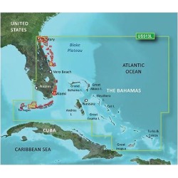 Garmin 010-C0742-00 Bluechart g2 vision VUS513L, Jacksonville - Bahamas (SD Card)