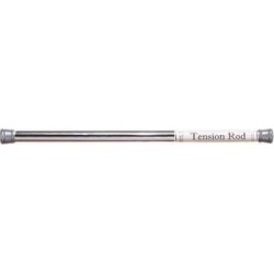 Carnation Home Fashions Indoor Shower Stall-Sized Steel Shower Curtain Tension Rod in Chrome