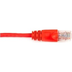 Black Box CAT6PC-015-RD Black Box CAT6 Value Line Patch Cable, Stranded, Red, 15-ft. (4.5-m) - Category 6 for Network Device - Patch Cable - 15 ft.