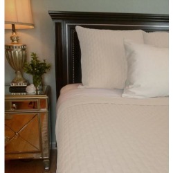Bedvoyage Home Bedroom Decorative Coverlet - Queen, Ivory