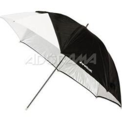 Westcott 32in. White Satin Umbrella With Removable Black Cover