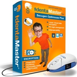 Biometric Security Software with SecuGen Optimouse Plus