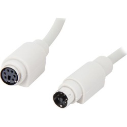 C2G 09469 PS/2 M/F Keyboard/Mouse Extension Cable (15 Feet, 4.57 Meters)