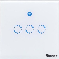 Smart WiFi Light Touch Switch App Remote Control Timer Light Switch UK Plug 3-Gang