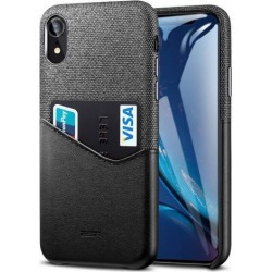 ESR iPhone XR Case, ESR Metro Wallet Case, Soft Fabric + Premium PU Leather Case with ID and Card Holder Slot Compatible with 6.1 inch iPhone XR.