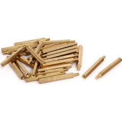 M3x6mmx35mm Male Female Thread Hexagonal Column Standoffs Spacers Pillars 30pcs