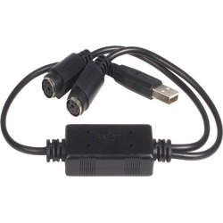 StarTech.com USBPS2PC USB to PS/2 Adapter - Keyboard and Mouse - Convert a PS/2 keyboard and mouse to a single USB interface