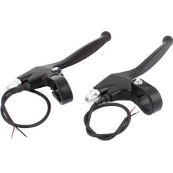Cycling Road Mountain Bike Bicycle Left Right Hand Brake Lever Black Pair