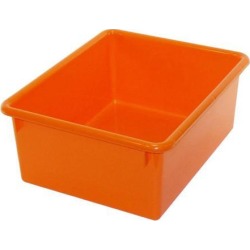 ROMANOFF PRODUCTS STOWAWAY LETTER BOX ORANGE NO LID 16109