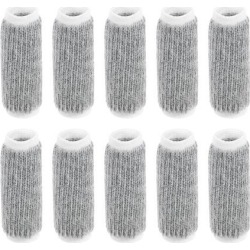 Unique Bargains 10Pcs Sports Gear Elastic Finger Sleeves Protector Wrap Support Basketball Volleyball