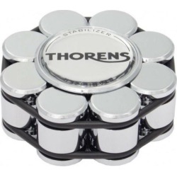 THORENS heavy LP Stabilizer for Better Sound/lower resonance/flatten LP (Chrome)