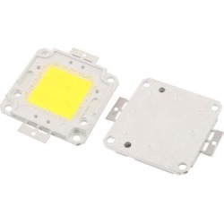 2Pcs 27-30V 30W LED Chip Bulb White Ultra Bright High Power for Floodlight