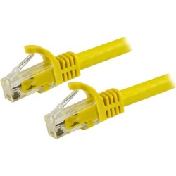 StarTech N6PATCH8YL Cat6 Patch Cable - 8 ft. - Yellow Ethernet Cable - Snagless RJ45 Cable - Ethernet Cord - Cat 6 Cable - 8 ft.